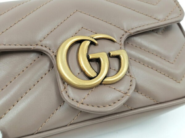 2000087252000682 6 Gucci GG Marmont Shoulder Bag Leather Pink