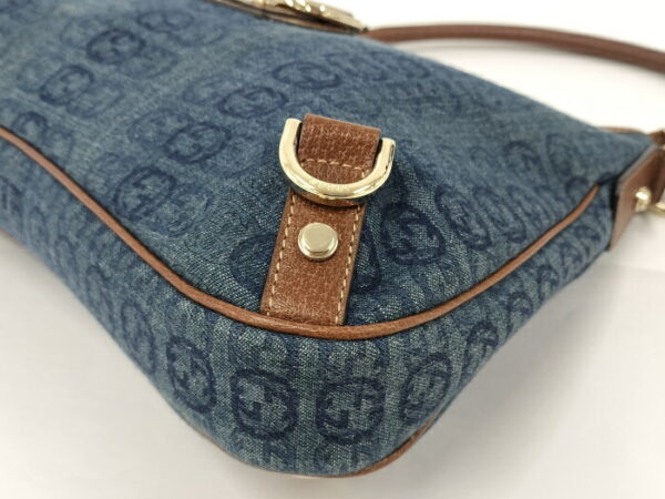 2000087252000685 3 Gucci Abbey Shoulder Bag GG Denim Canvas Blue