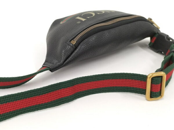 2000087252000694 5 Gucci Waist Bag Sherry Line Leather Black