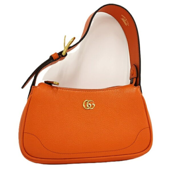 2000087252000738 1 Gucci Aphrodite Mini Shoulder Bag Leather Orange