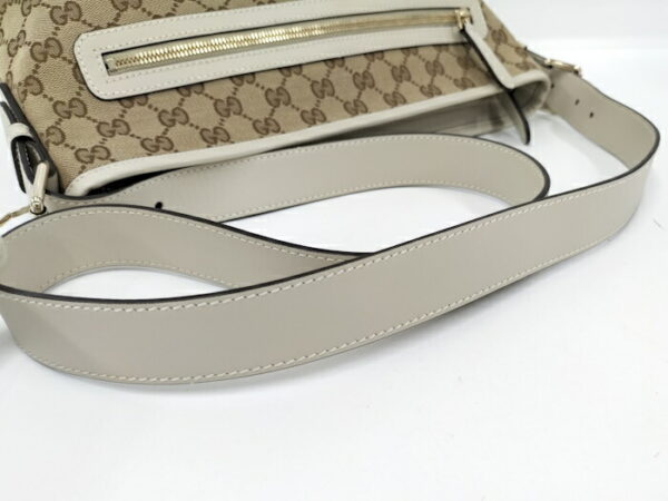 2000087257700397 6 Gucci Shoulder Bag GG Beige White