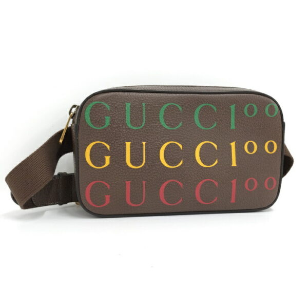 2000087257800389 1 Gucci Body Bag Belt Bag Leather Brown