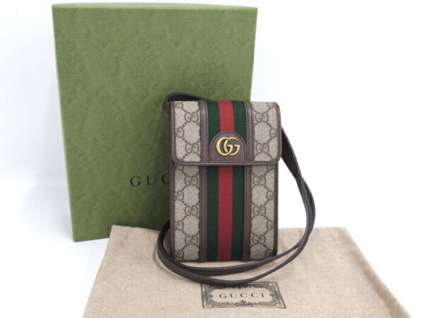 2000087257800409 8 Gucci Shoulder Bag Sherry Line GG Supreme