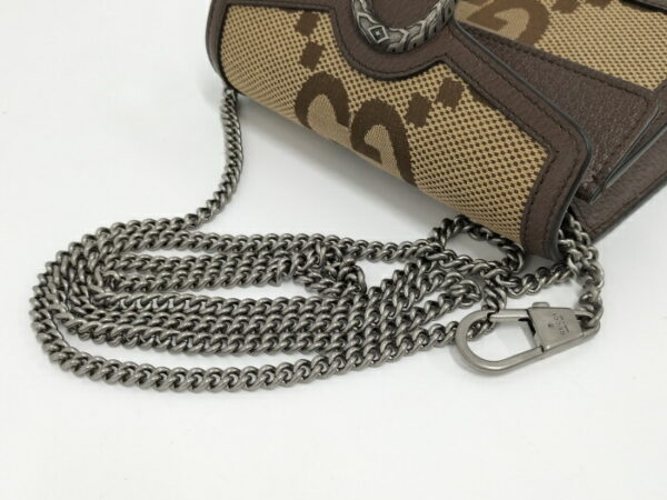 2000087257800442 6 Gucci Chain Shoulder Bag Dionysus GG Brown