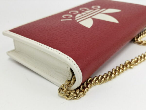 2000087257800519 5 Gucci Chain Wallet Adidas Collaboration Leather Red