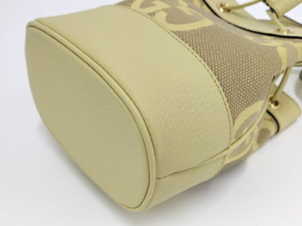 2000087257800520 3 Gucci Mini Basket Shoulder Bag GG Yellow