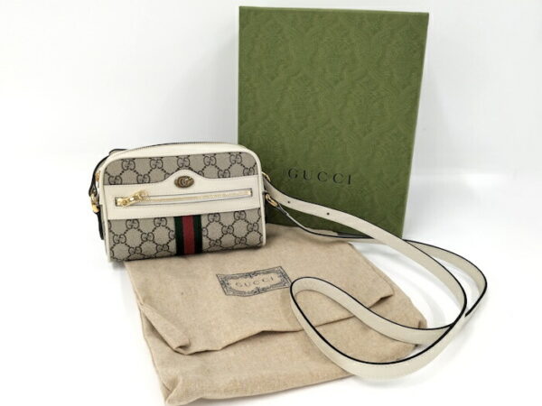 2000087257800557 10 Gucci Ophidia Shoulder Bag GG Supreme Beige