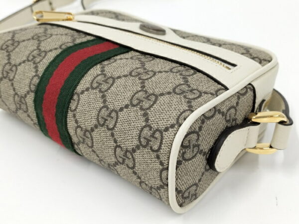 2000087257800557 3 Gucci Ophidia Shoulder Bag GG Supreme Beige