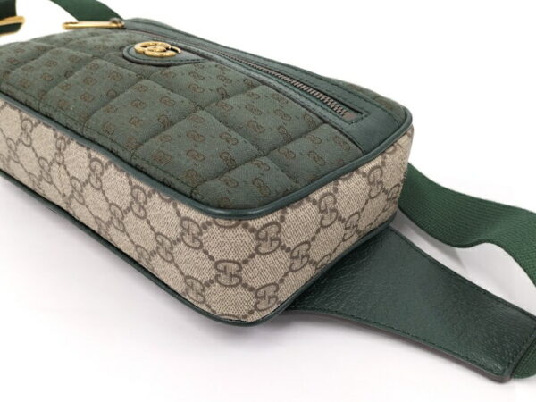 2000087257800579 3 Gucci GG Marmont Body Bag Green