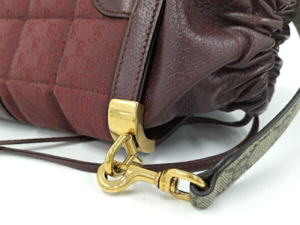 2000087257800582 5 Gucci 2way Shoulder Bag Leather Bordeaux