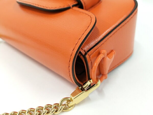 2000087257800584 4 Gucci Horsebit 1955 2WAY Shoulder Bag Leather Orange