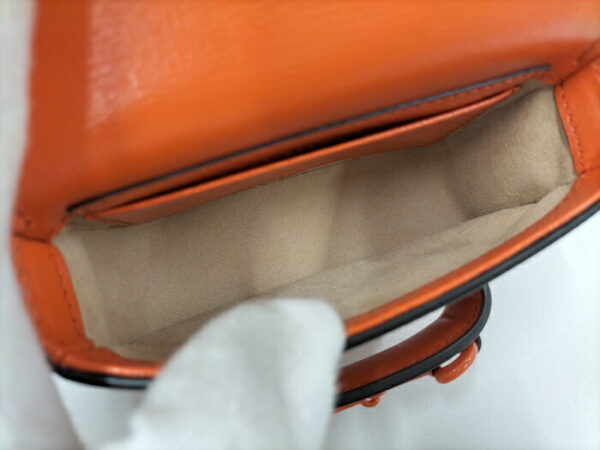 2000087257800584 7 Gucci Horsebit 1955 2WAY Shoulder Bag Leather Orange