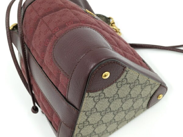 2000087257800586 3 Gucci 2way Shoulder Bag Leather Bordeaux