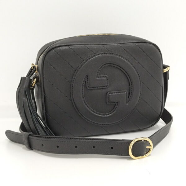 2000087259300243 1 Gucci Small Shoulder Bag Gucci Blondie Black