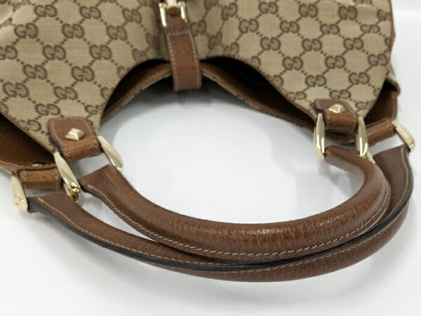 2000088252000328 4 Gucci Jackie Handbag GG Beige Brown