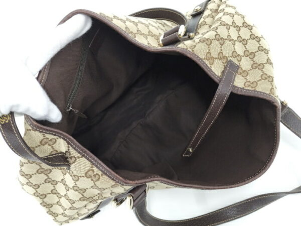 2000088258200284 9 Gucci Abby Tote Bag GG Beige