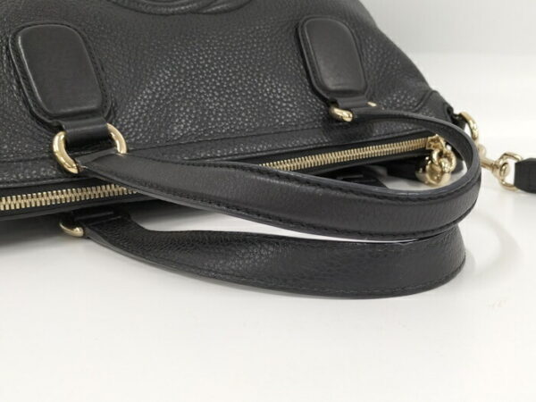 2000088258900128 6 Gucci 2WAY Shoulder Bag Leather Black