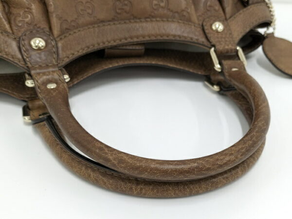 2000088259000073 4 Gucci Sookie Handbag Guccisima Leather Brown