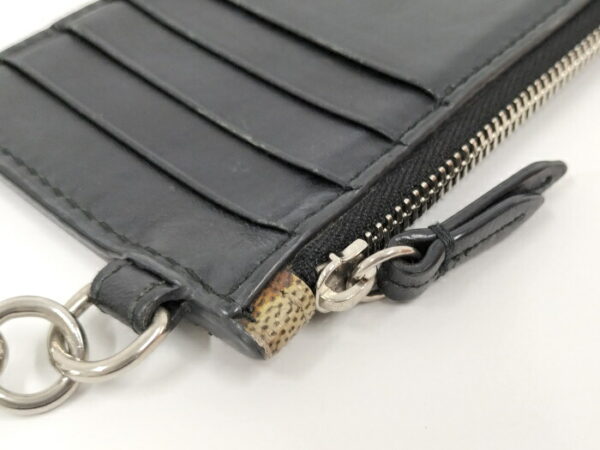 2000093258900003 3 Gucci Kingsnake Card Case Leather Black