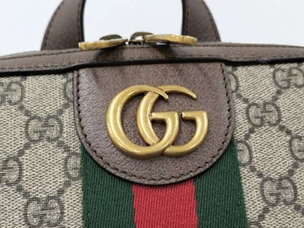 2000097252800071 6 Gucci Ophidia Backpack GG Supreme Brown