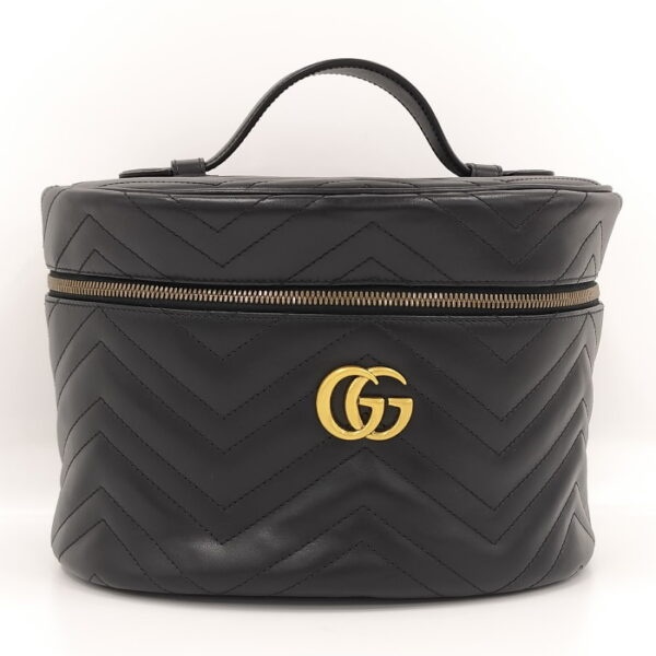 oppo 256 Gucci Vanity Bag Leather Black