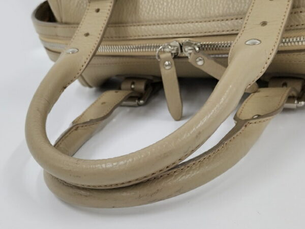 2000169252000013 4 Burberry Handbag Logo Leather Beige