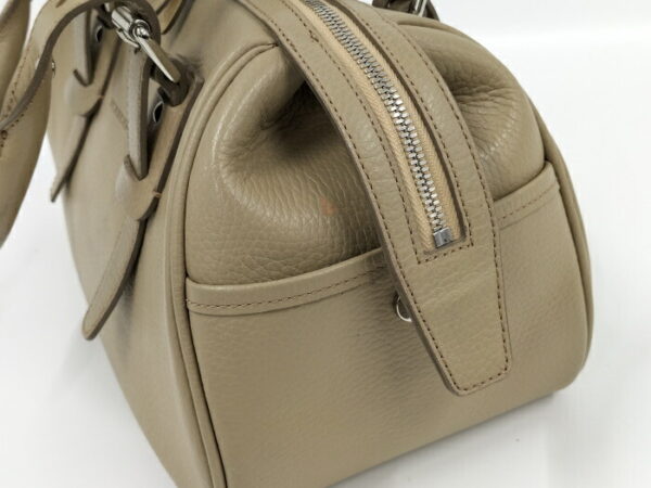 2000169252000013 7 Burberry Handbag Logo Leather Beige