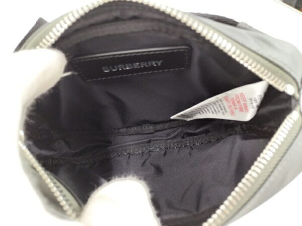 2000169252000034 8 Burberry Waist Bag Nylon Charcoal Gray