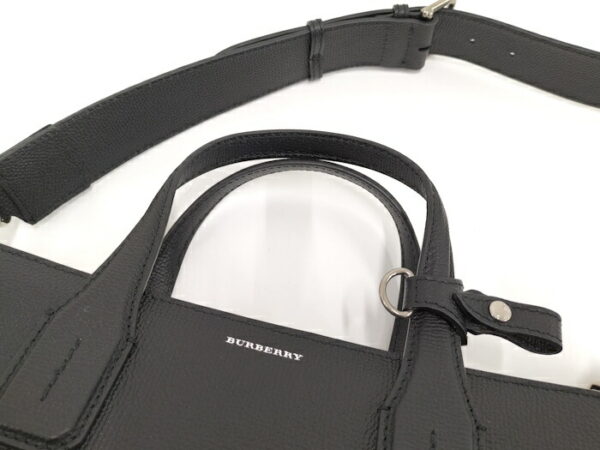 2000169252000045 5 Burberry Shoulder Bag Nova Check Leather Black