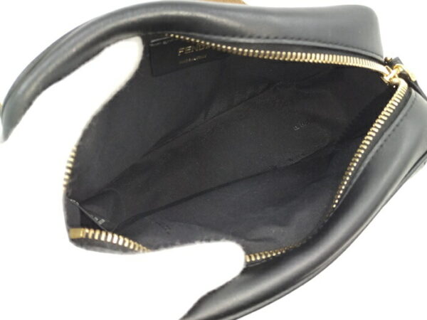 2000207258200095 8 Fendi Cam Leather Shoulder Bag Black