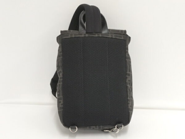 2000207259600034 2 Fendi Small Backpack Black Gray