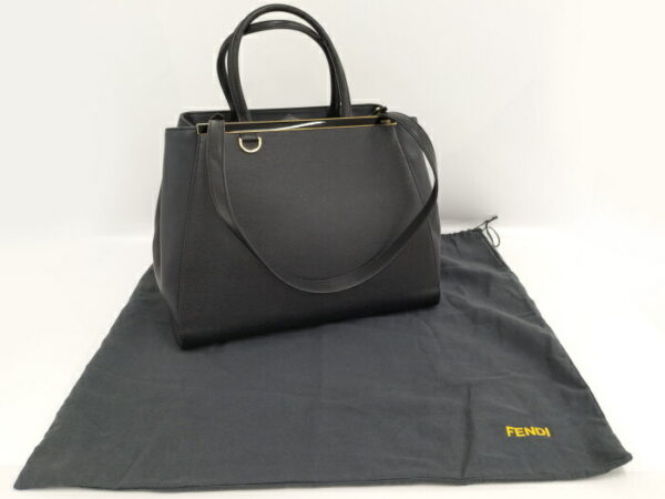 2000208258200081 9 Fendi Toujours 2way Shoulder Bag Black