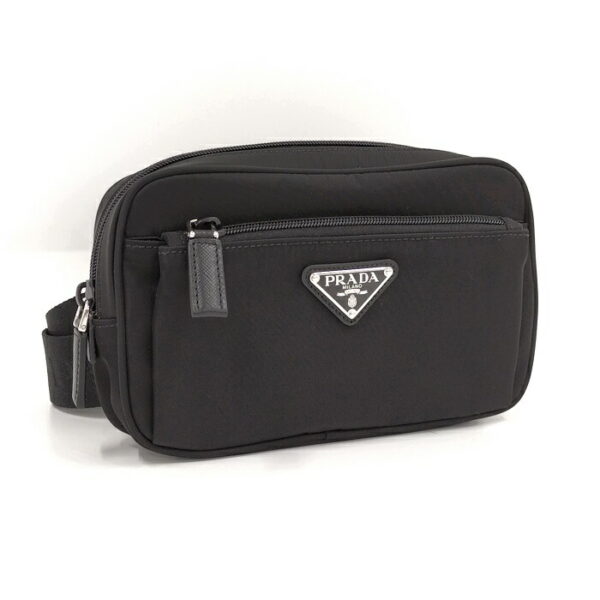 2000231252000299 1 Prada Waist Bag Nylon Black