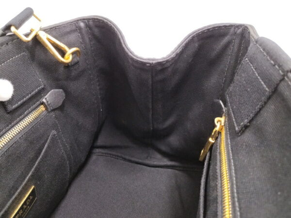 2000231257600098 8 Prada 2WAY Tote Bag Kanapa Black