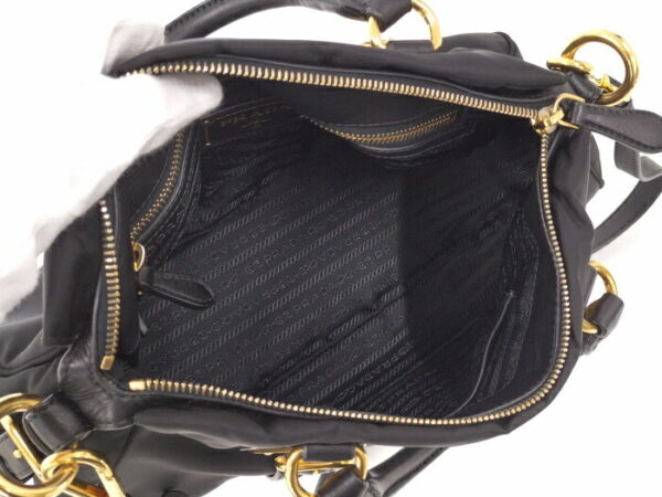 2000231257800270 10 Prada 2WAY Shoulder Bag Nylon Black