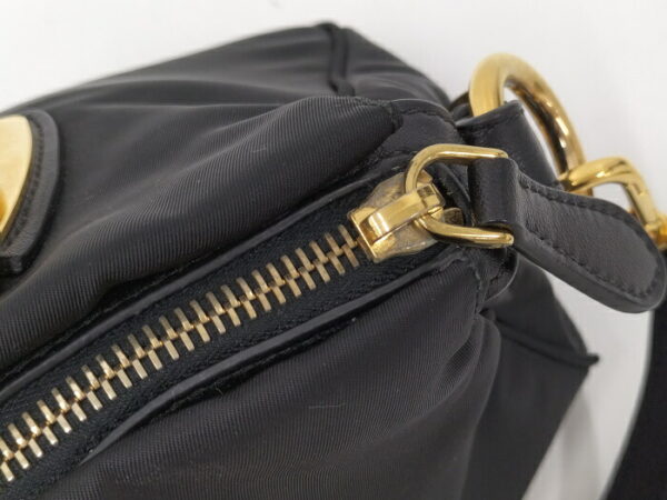 2000231257800270 8 Prada 2WAY Shoulder Bag Nylon Black