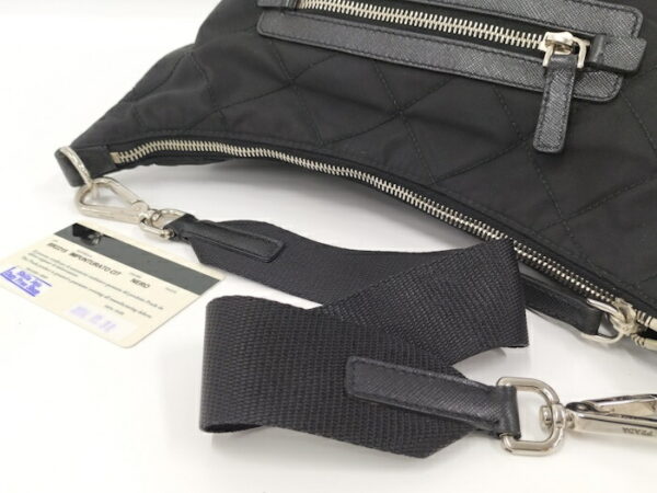 2000231258200323 7 Prada Shoulder Bag Nylon Black