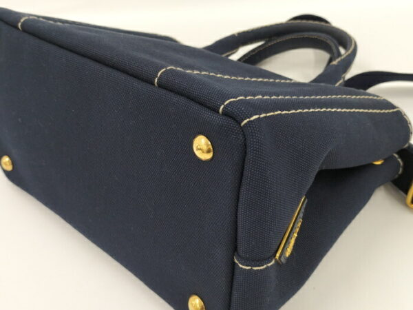 2000231258300081 3 Prada Kanapa 2WAY Tote Bag Navy