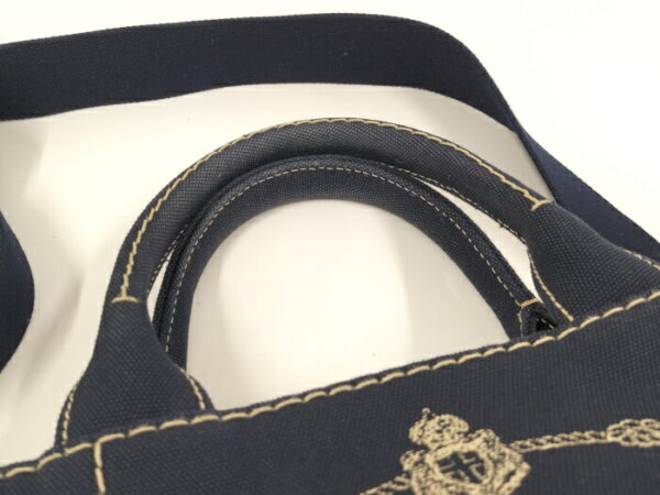 2000231258300081 5 Prada Kanapa 2WAY Tote Bag Navy