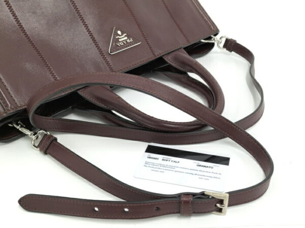 2000231258600058 4 Prada Kanaba 2WAY Shoulder Bag Leather