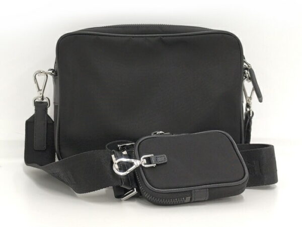 2000231259600117 2 Prada Shoulder Bag Nylon Black