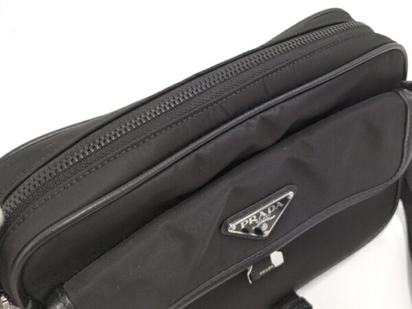 2000231259600117 6 Prada Shoulder Bag Nylon Black