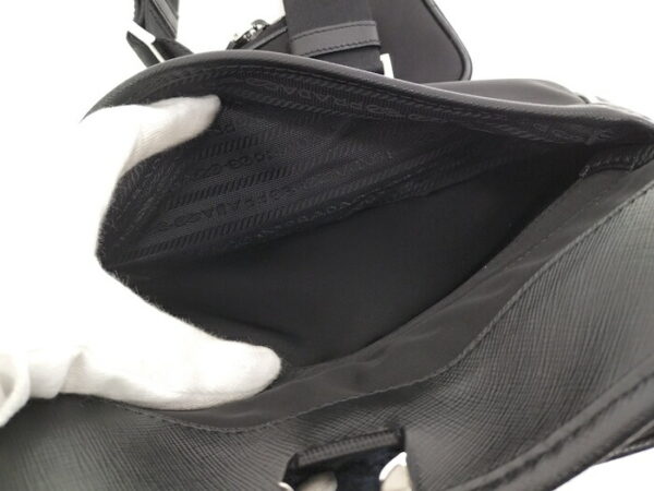 2000231259600117 9 Prada Shoulder Bag Nylon Black