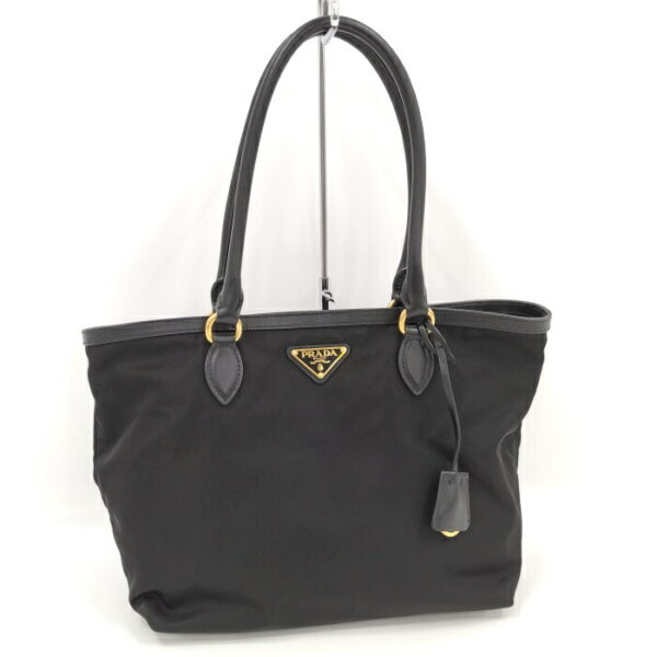 2000232257700159 1 Prada Nylon Tote Bag Black