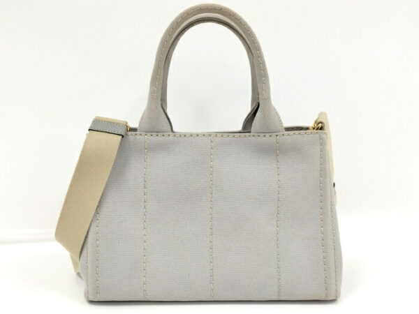 2000232259700059 2 Prada Kanapa 2WAY Shoulder Bag Gray