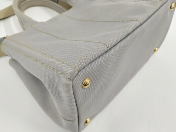 2000232259700059 4 Prada Kanapa 2WAY Shoulder Bag Gray