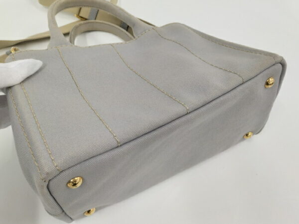 2000232259700059 8 Prada Kanapa 2WAY Shoulder Bag Gray