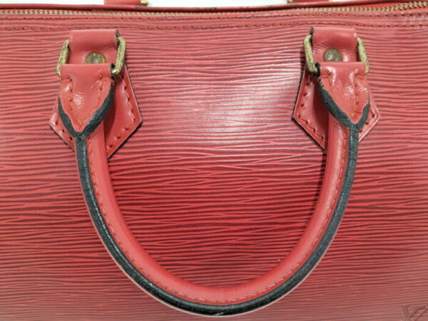 2000345258500090 7 Louis Vuitton Speedy 25 Handbag Epi Castilian Red