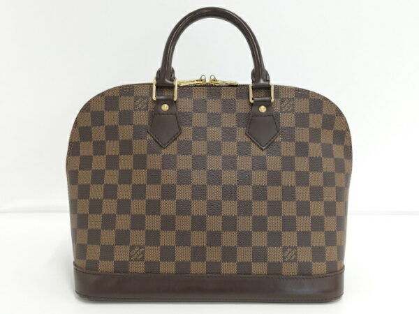 2000345259000121 2 Louis Vuitton Alma Handbag Damier Ebene