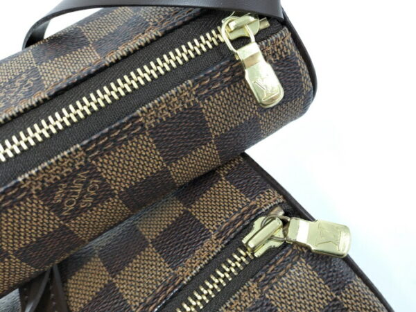 2000427257700002 6 Louis Vuitton Papillon 30 Handbag with Pouch Damier Ebene